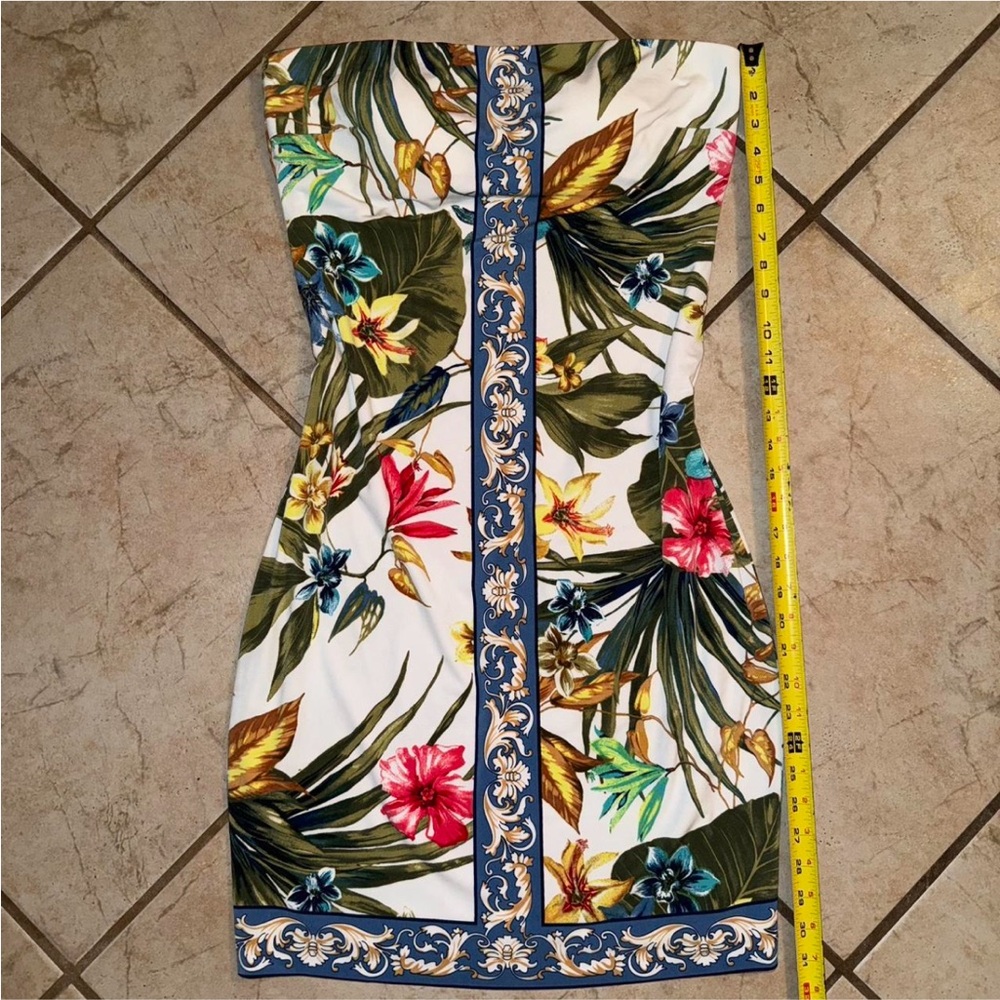 Cache Tropical Floral Strapless Dress - Picture 7 of 8